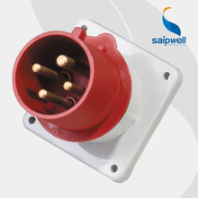 32A 400V 4P (3P+E) european industrial socket plug connector wall mounted Splash Proof IP44 EN / IEC 60309-2 type SP819 2024 - buy cheap