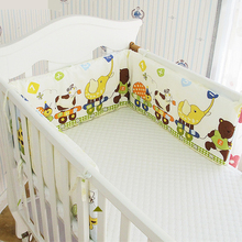 Berço com design de zoológico para bebês recém-nascidos, amortecedor, peça única, 180x30cm, decoração de cama, 9 cores 2024 - compre barato