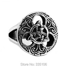 Оптовая продажа Claddagh стиль кельтский узел кольцо 316L ювелирные изделия из нержавеющей стали модное байкерское кольцо для мужчин женщин SWR0445A 2024 - купить недорого