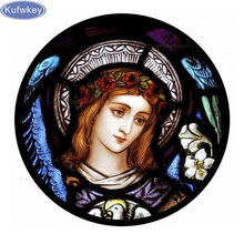 5D DIY Diamond painting"Portrait of an Angel"Religious Full Round Diamond embroidery woman Cross stitch rhinestones 2024 - buy cheap