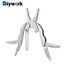 DIYWORK Multitool Pliers Knife Screwdriver Keychain Outdoor Portable  Mini Hand Tool Multi Tool 2024 - buy cheap
