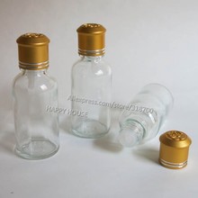 360 x 30ml Clear Boston Rond Glass Essential Oil Bottle With Aluminum Lids 2024 - buy cheap