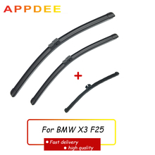 APPDEE LHD Wiper Front Rear Wiper Blades Set For BMW X3 F25 2010- 2017 Windshield Windscreen Front Rear Window 26"+20"+13" 2024 - buy cheap