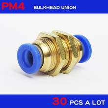 PM4 Free shipping 30Pcs 4mm Pneumatic Air Valve Push In Joint Quick Fittings Adapter 2024 - buy cheap