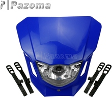 Motorcycle Blue Dirt Bike Street Bikes Headlight Motocross Universal Headlamp for Yamaha WR 250 450 250F 450F XT660 2024 - buy cheap