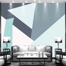 Nordic popular 3D geometric figure background wall painting decorative painting 2024 - buy cheap