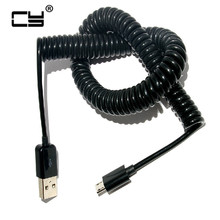 3 m/1 0ft выдвижной 90 градусов USB Micro USB кабель зарядки USB Micro USB Весна кабель синхронизации данных Зарядное устройство шнур витой Кабо 1 м 2024 - купить недорого