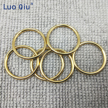 Belt Buckle Gold Round Metal Sliders Adjuster Buckle For Shoe Bag Belt Decoration DIY Accessory Sewing 20 mm 10 pcs/lot 2024 - buy cheap