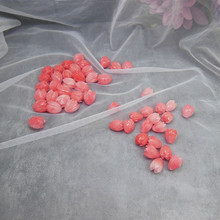 40pcs Natural Coral Powder Machine-Pressed Tulip Flower Loose Beads Components For Jewelry Making DYL0029 2024 - buy cheap