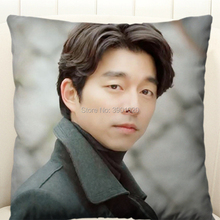 Gong yoo namorado quadrado travesseiro coréia drama guardião o solitário e grande deus personalizado almofadas macias incluindo interior 2024 - compre barato