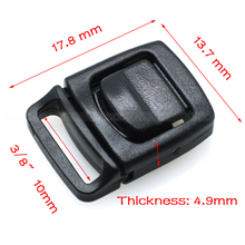 Webbing Size 10mm Plastic Buckles For Lanyard Worker Tag ID Card Holder Lanyard Accessories 2024 - buy cheap