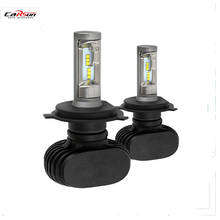 CARSUN H7 9005/HB3 9006/HB4 H4 880 H3 H1 Led Car Bulbs 6500K White CSP Chips 50W Auto LED Headlight Kits Fan-less H11 Fog Lamps 2024 - buy cheap