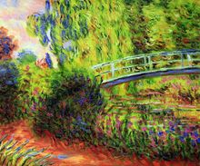 Claude Monet Oil Painting on Canvas, The Water-Lily Pond, Water Irises, 1900, Landscape Wall Painting Picutres, Handpainted 2024 - buy cheap