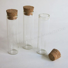 Tubo de vidro vazio com cortiça de madeira, 12ml x 360 ml, frascos de vidro usado em presentes, conta para comida 2024 - compre barato