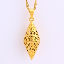 High Quality Copper Pendant Conical Necklace Pendant Gold Unisex High Jewelry Pendant Free Shipping 2024 - buy cheap