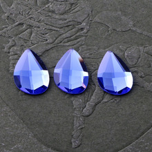 Diamantes de imitación en forma de gota azul real, para vestido de boda, accesorios de joyería, novedad, 2018 2024 - compra barato