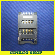 20pcs/lot Wholesales High Quality Sim card Slot 8P SIM card connector Flip Type Free Shipping 2024 - buy cheap