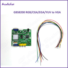 Бесплатная доставка GBS-8200 RGB/CGA/EGA VGA конвертер доска монитор для Джамма для ЖК-дисплей конвертер для аркадная игра машина 2024 - купить недорого