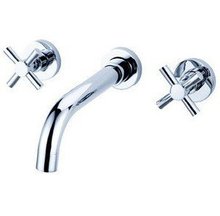 Free shipping chrome colour wall mounted  Bathroom Sink Faucet widespread lavatory sink Faucet 2024 - buy cheap