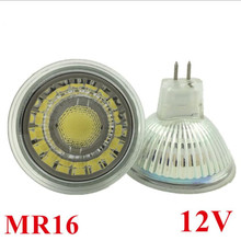Новинка MR16 GU5.3 Светодиодный точечный светильник COB CREE стеклянный корпус лампы 120 градусов линза 12 В 5 Вт Точечный светильник 2024 - купить недорого