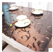 PASAYIONE Kawaii Soft Glass Table Mat With Floral Pattern Waterproof Shiny PVC Table Cloth Thickness 1mm Table Cover Home Decor 2024 - buy cheap