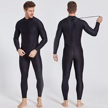 Men's 2mm Neoprene Wetsuit Mens Full Wet Suit Surfing Suit Diving Snorkeling Swimming Jumpsuit One-piece Back Zip Solid Black 2024 - buy cheap