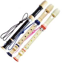 Hot Selling German 8 Holes Soprano Plastic Recorder  C Key Clarinet  3 Color to Choose Flute for beginner Student Gift 2024 - buy cheap
