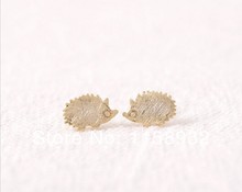 Fashion  Color  plated Hedgehog Stud Earrings 2024 - buy cheap