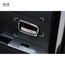 4pcs/Lot car stickers ABS Chrome decoration Interior Door Shake Handshandle for 2012-2018 Mitsubishi ASX 2024 - buy cheap