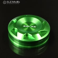 Rear Brake Fluid Reservoir Cover Cap For KAWASAKI ZR7S ZR-7S 2001-2005 2004 Motorcycle Accessories CNC Green With Logo 2024 - buy cheap