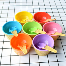 Charms Ice Cream Bowl Spoon Fluffy Slime Container Box Kids Food Play Toys Lizun Clay DIY Kit Accessories 2024 - buy cheap