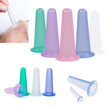 High Quality 4pcs/Set Eye Silicone Massage Cup Vaccum Facial Massager Cupping Cup Face Body Care Therapy Treatment Relaxation 2024 - buy cheap