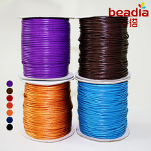 2MM Wax Cord 80meter spools Jewelry Cord Wax Cotton Cord for DIY Bracelet & Necklace Jewelry Findings Parts 2024 - buy cheap