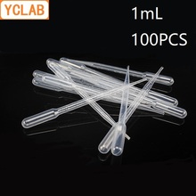YCLAB 100PCS 1mL Disposable Dropping Pipette Pasteurized Plastic with Graduation Mark Laboratory Chemistry Equipment 2024 - buy cheap