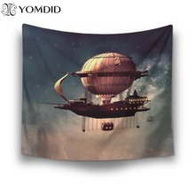 Yomdid-tapeçaria de parede fina, para decoração de sala de estar, com estampa de nave espacial, toalha de praia, tapeçaria de ioga 2024 - compre barato