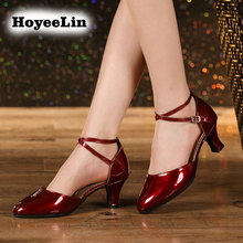 HoYeeLin Women Dance Shoes Closed Toe Ballroom Modern Tango Waltz Dancing Shoes Heeled 3.5cm/5.5cm 4 Colors 2024 - buy cheap