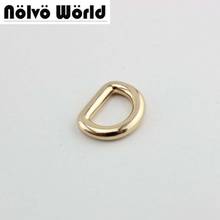 50pcs 15g 21mm bags hardware top quality edge Fat d-ring for handbag metal accessory d ring 6.0line 2024 - buy cheap