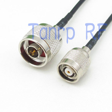 10pcs 6in RP-TNC male (female pin) to N male plug RF connector adapter 15CM Pigtail coaxial jumper cable RG174 extension cord 2024 - buy cheap