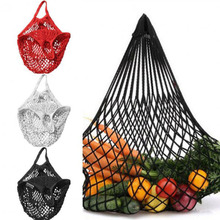 1PC Reusable String Shopping Grocery Bag Shopper Tote Mesh Net Woven Cotton Bag Hand Totes drop shipping 2024 - buy cheap