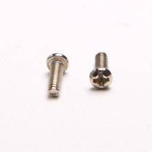 200PCS Low Price  Miniature Screw /Round Head Machine Screw / PM / Nickel-plated Electronic Screw  M1.4*3/4/5/6/8/10 GB818 2024 - buy cheap
