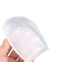 2019 Gootrades 1 pair Silicone Gel Feet Cushion Foot Heel Cup Elastic Care Half Insoles Shoes Pads Shoe Inserts New 2024 - buy cheap