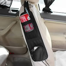 37*12cm Car Hanging Storage Bag Car Organizer Auto Vehicle Seat Side Pocket Bags Sundries Holder Nylon Auto Interior Accessories 2024 - buy cheap