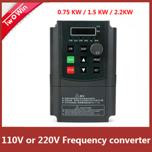 Convertidor de frecuencia Variable para control de velocidad del motor, convertidor VFD de 220V, 0,75 KW, 110 KW y 2,2 KW 2024 - compra barato