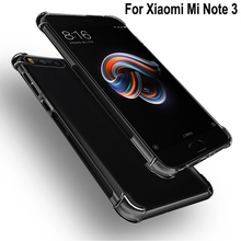 Funda de lujo a prueba de golpes para Xiaomi Mi Note 3, funda trasera de silicona de 5,5 pulgadas 2024 - compra barato