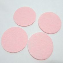 Apliques para decoração de roupas artesanais, peças/lote oh 30mm rosa forma redonda de feltro apliques para decoração de roupas a152. * 2 2024 - compre barato