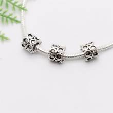 66pcs/lot Vintage Silver Beads Fit Pandora Charms Style Bracelet Necklace DIY Metal Pendant Jewelry Making 2024 - buy cheap