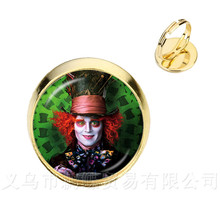 A Mad Tea Party Mad Hatter March Hare Fairy Tale Art Classic Rings Alice In Wonderland Silver/Golder Plated Rings 2024 - buy cheap