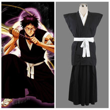 Ainclu Customize for adults and kids  Free Shipping Adult Costume Bleach Hisagi Shuuhei Cosplay Costume for Halloween Party 2024 - buy cheap