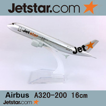 16CM 1:400 Airbus A320-200 model JETSTAR airline with base alloy aircraft plane collectible display model collection 2024 - buy cheap