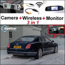 Cámara Wifi 3 en 1 para Bentley Mulsanne, receptor inalámbrico, sistema de Monitor de espejo, fácil de instalar, 2010 ~ 2015 2024 - compra barato